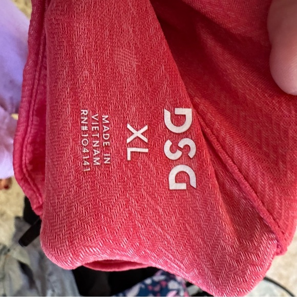 DSG Quarter-Zip Pullover Athletic leisurewear women’s XL in watermelon pink - Picture 6 of 6